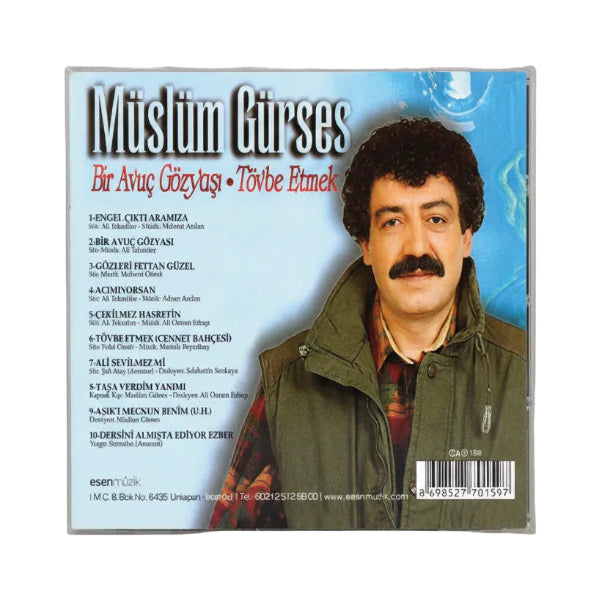 Müslüm Gürses - Bir Avuç Gözyaşı (Müslüm Gürses CD) Müslüm Gürses Bir Avuc Göz Yasi CD