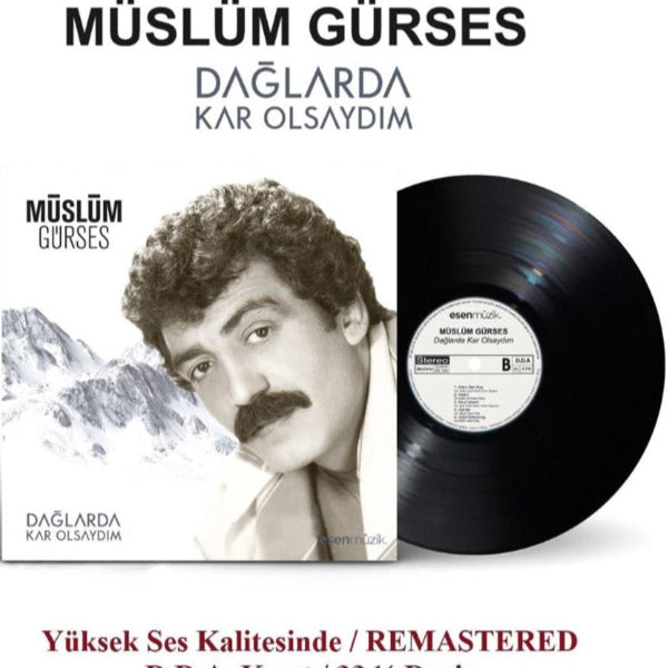Müslüm Gürses - Dağlarda Kar Olsaydım (Plak) Arabesk | Plak | kayıt | LP