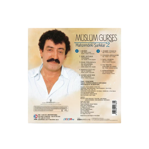 Müslüm Gürses - Mahzendeki Şarkılar Plak (Plak) Müslüm Gürses Mahzendeki Sarkilar 2 Plak