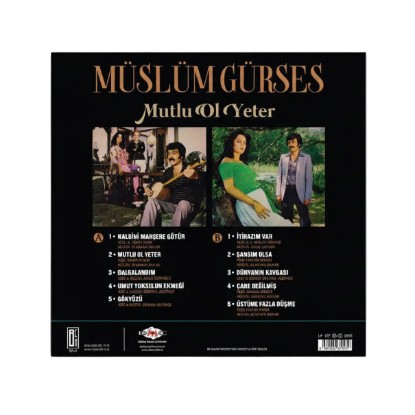 Müslüm Gürses Plak | Mutlu Ol Yeter (Arabesk Plak) Schallplatte | LP