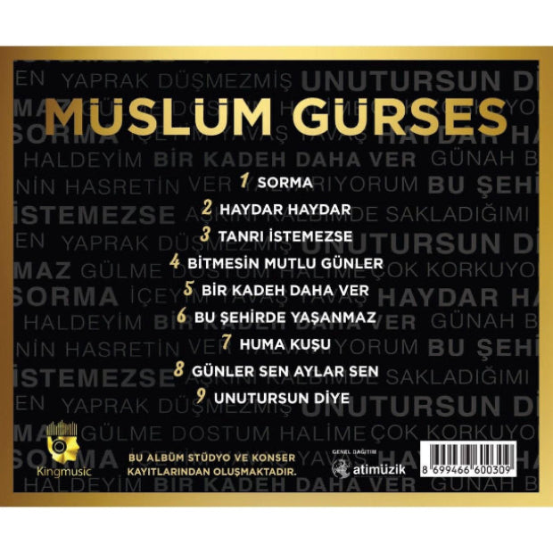 Müslüm Gürses - Sorma (CD) Müslüm Gürses CD | Sorma | Bu Şehirde Yaşanmaz | Tanri istemezse | CD