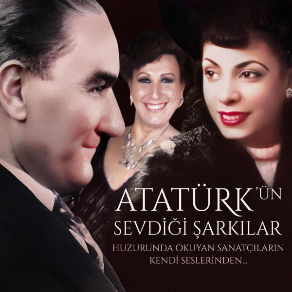 Müzeyyen Senar - Safiye Ayla - Atatürk'ün Sevdiği Şarkılar - Plak (2 Plak) Türk Sanat | Plak |kayıt
