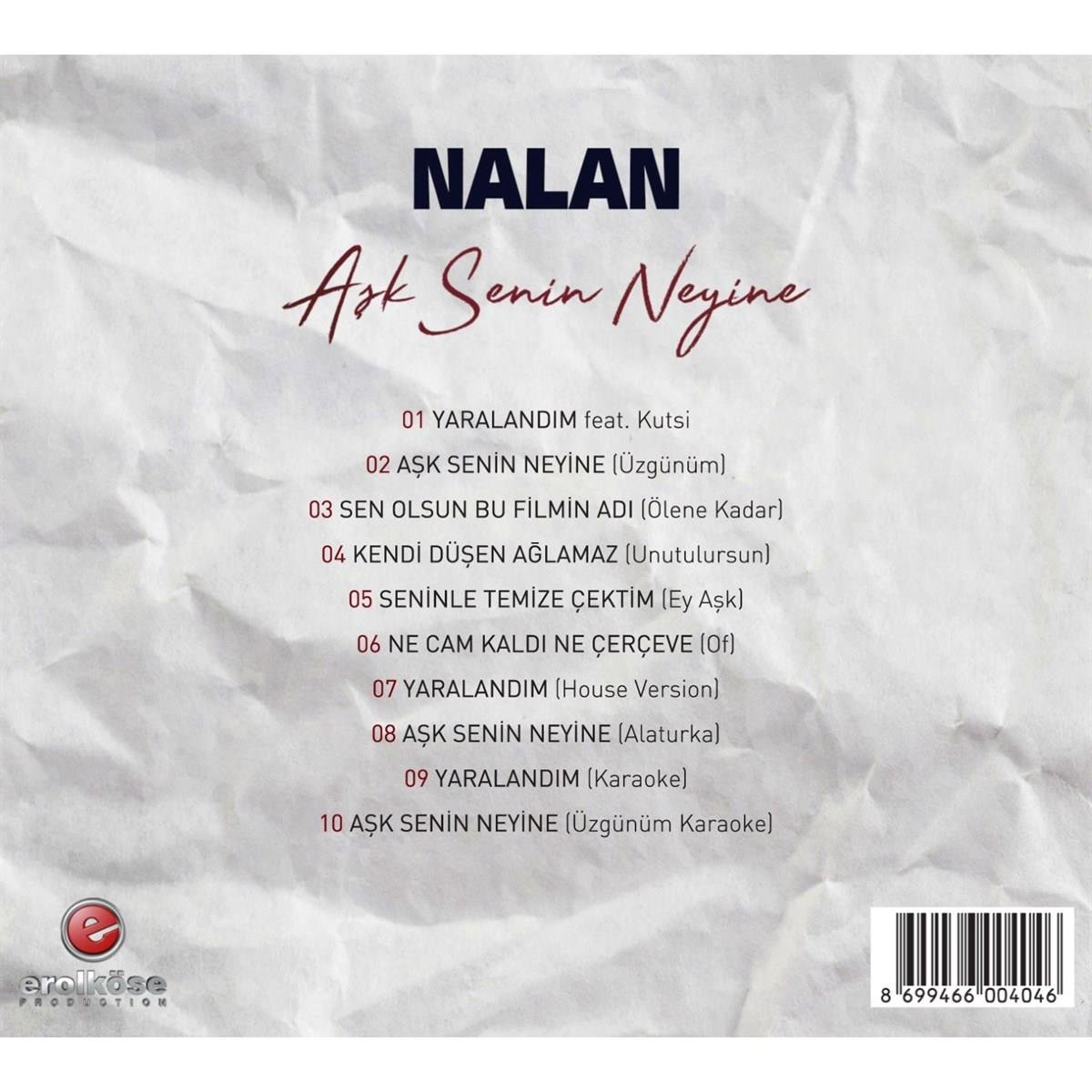 Nalan - Aşk Senin Neyine (Türk Popu) | CD)