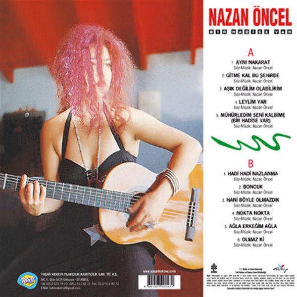 Nazan Öncel Plak|Bir Hadise Var|Türkce Plak|Türkce Pop|Plak|kayıt|LP
