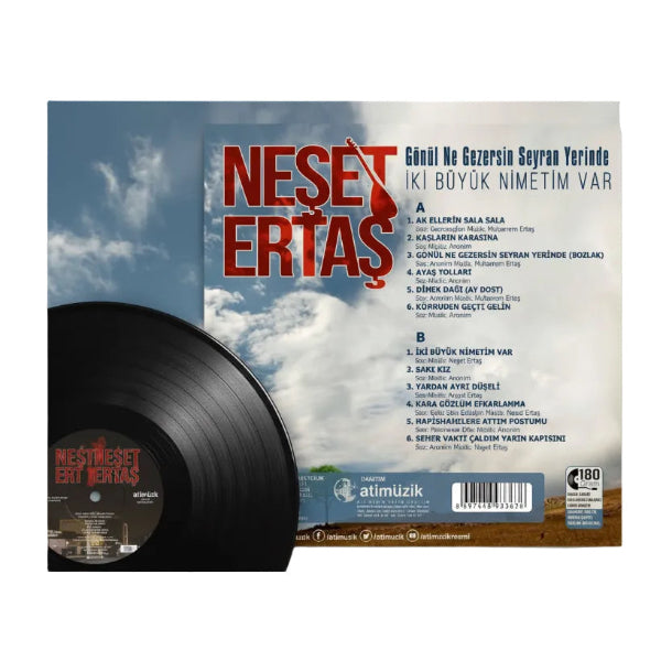 Neşet Ertaş - Gönül Ne Gezersin Seyran Yerinde ( Plak) |iki büyük niyetim var Plak | Schallplatte | LP