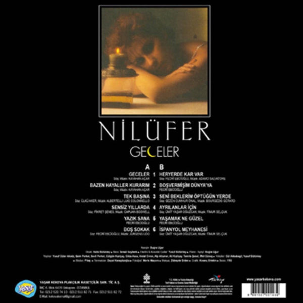 Nilüfer plak çeşitleri - Geceler Plak| Nilüfer - Geceler (Plak) Schallplatte | LP | Almanya