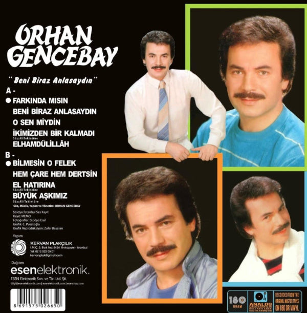 Orhan Gencebay Plak| Beni Biraz Anlasaydın Plak |Schallplatte| Arabesk Plak|LP
