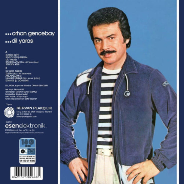 Orhan Gencebay Plak- Dil Yarası (Arabesk) | kayıt | (LP)