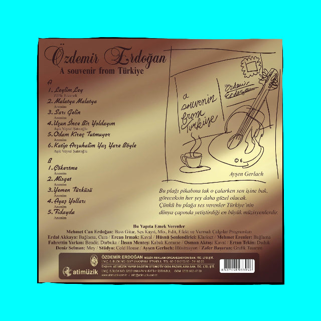 Özdemir Erdoğan - Gitarıma Türkü Öğrettim (Plak)enstrümantal |instrumental |Schallplatte |LP