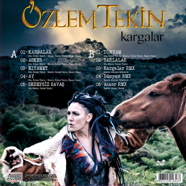 Özlem Tekin Plak |Kargalar (Türkçe Rock Plak) Schallplatte|LP