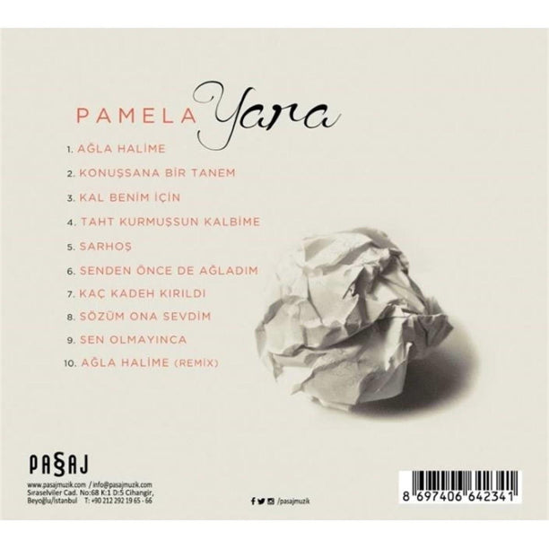 Pamela - Yara CD(Pop Rock CD ) Pop | Rock | CD