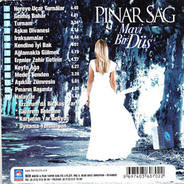 Pınar Sağ Cd - Mavi Bir Düş CD | Türk Halk Müziği | CD