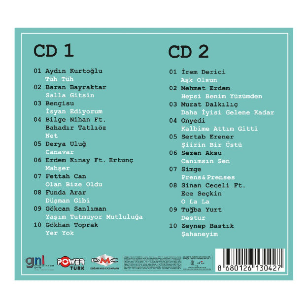 Power Türk |CD| En İyiler 2017 (CD) Çeşitli Sanatçılar| karışık | Pop |CD