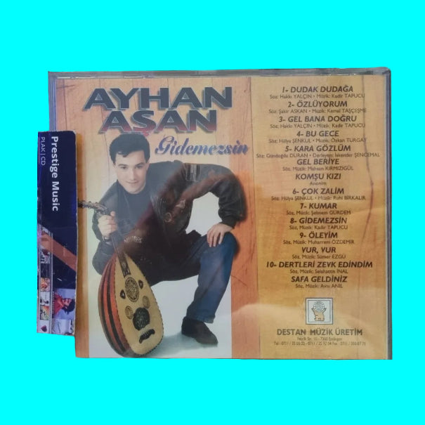 AYHAN AŞAN - Gidemezsin ( Arabesk | CD)Destan Müzik | Almanya