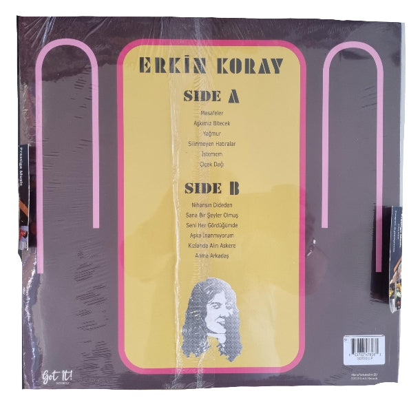 Erkin Koray Plak - Mesafeler | Aşkımız Bitecek | Silinmeyen Hatıralar | Plak (Plaklar) | LP)