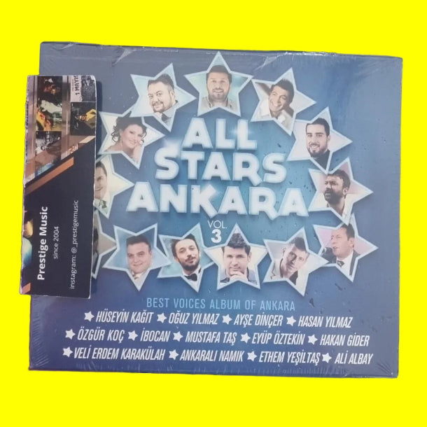All Stars Ankara- Volume 3(CD)All Stars Ankara CD| Vol 3 | Çeşitli Sanatçılar 'dan | ALL STARS ANKARA | CD