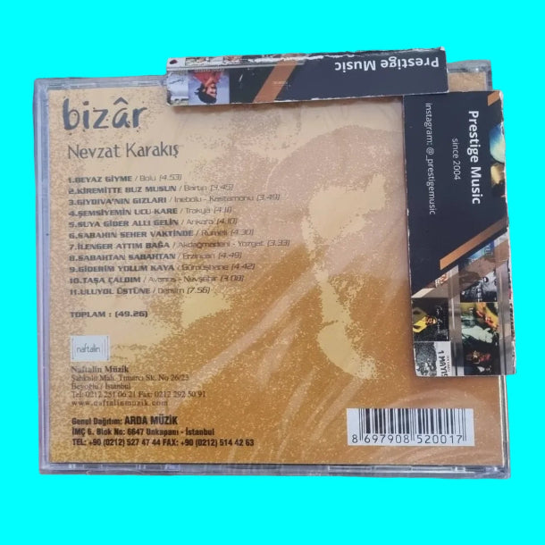 Nevzat Karakış - Bizâr(CD)Nevzat Karakış Bizâr CD | Türk Halk Müziği | Özgün | Protest | CD