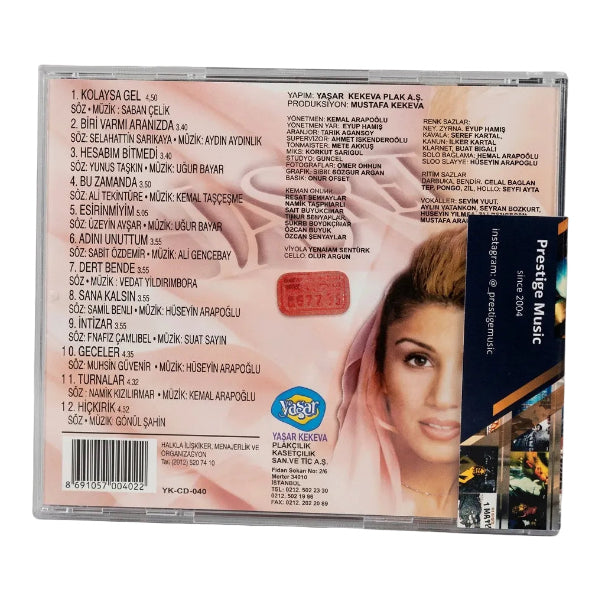 Hasret - Kolaysa Gel(CD) Hasret Kolaysa Gel CD |Yaşar Plakçılık 1996 CD