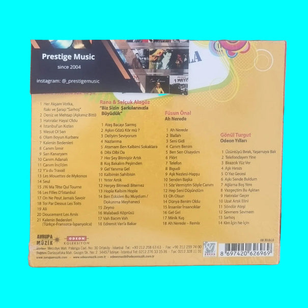 Bu Şarkılarla Büyüdük | Nostalji Pop (4 CD)