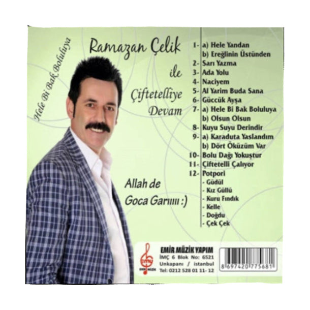 Ramazan Çelik CD - Ramazan Çelik İle Çiftetelliye Devam | CD | Hele Bi Bak Boluluya | CD