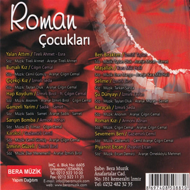 Roman Çocukları -Roman Cocuklari (CD)Roman |Oyun Havaları | CD