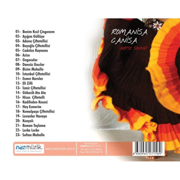 Romanisa Canisa (Çingene Sesi) Roman |Oyun Havaları | CD