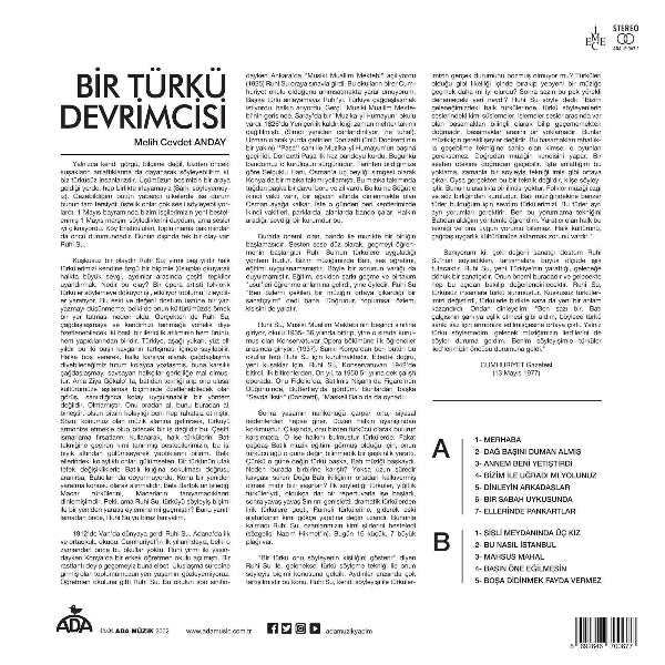Ruhi Su - Sabahın Sahibi Var (Plak) türkische Volksmusik | Schallplatte | Türk Halk Müziği | Plak