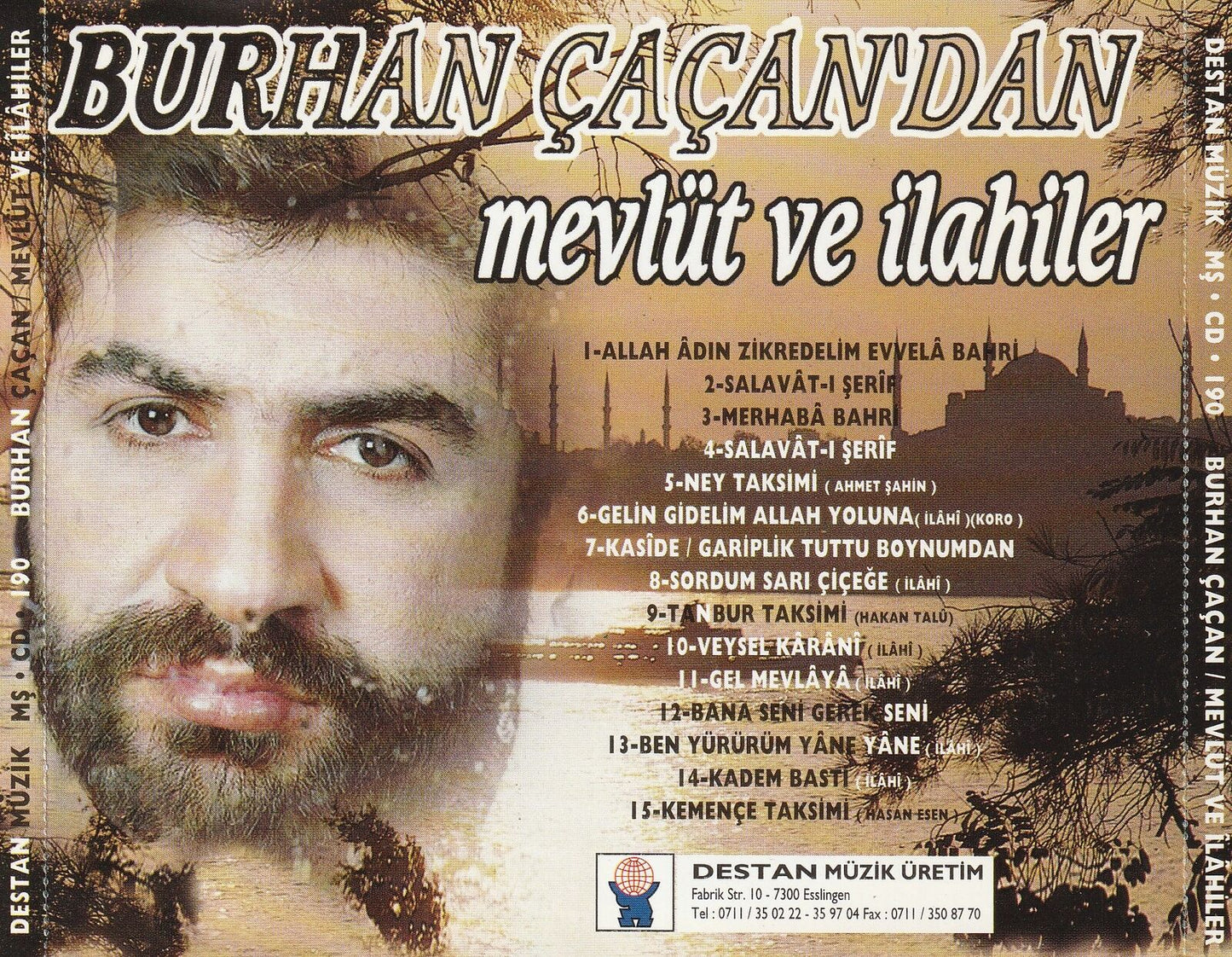 Burhan Çaçan - Mevlüt Ve ilahiler ( CD )Mevlüt | İlahiler | CD (Destan Müzik Almanya)