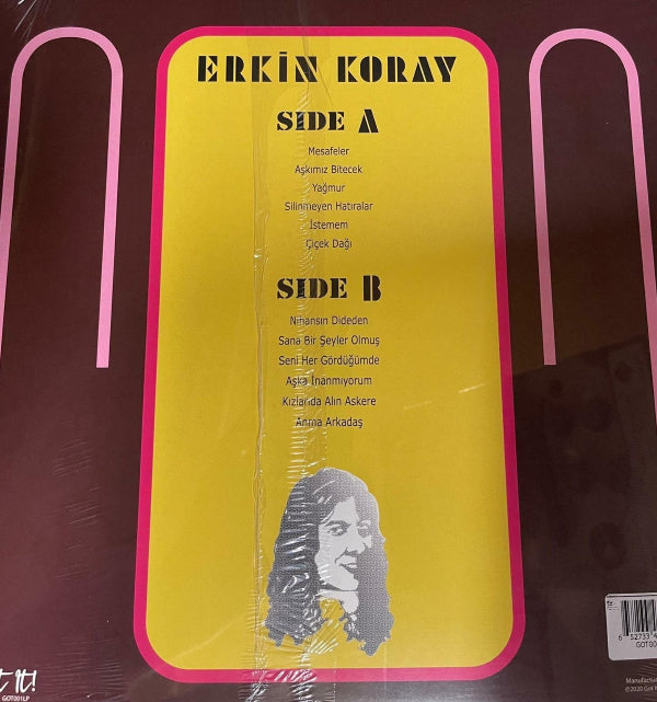 Erkin Koray Plak - Mesafeler | Aşkımız Bitecek | Silinmeyen Hatıralar | Plak (Plaklar) | LP)