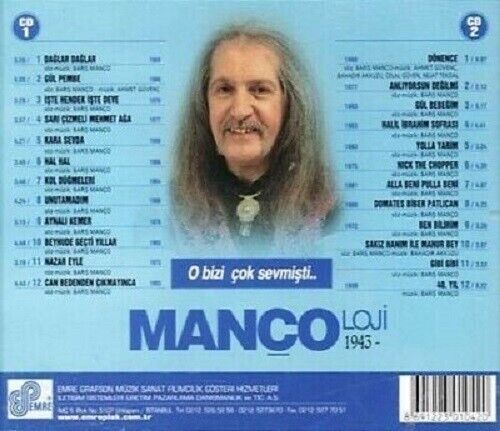 Barış Manço | Loji CD'si | En iyisi | Mançoloji 1943(CD)Türkçe Pop | Kaynak