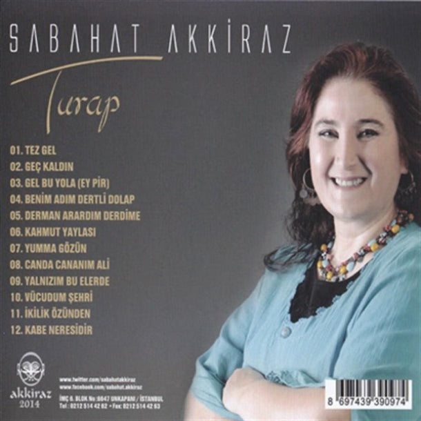 Sabahat Akkiraz - Turap (CD) Türk Halk |CD