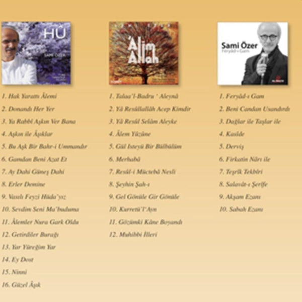 Hu|Alim Allah|Feryad-i Gam(CD)Tasavvuf | Müziği | Sami Özer CD Seti