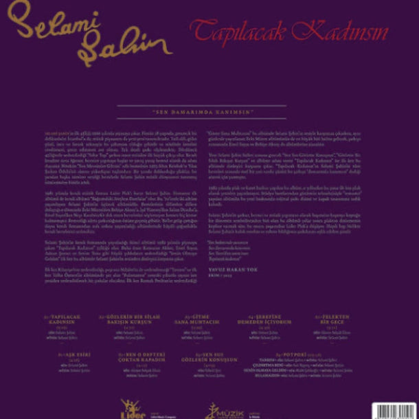 Selami Şahin - Tapılacak Kadınsın (Plak) Schallplatte | LP