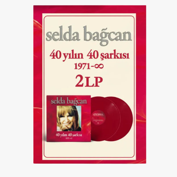 Selda Bağcan - 40 Yılın Şarkıları (Kırmızı Renkli) (2 Plak) Selda Bağcan - 40 Yılın Şarkıları Schallplatte | LP
