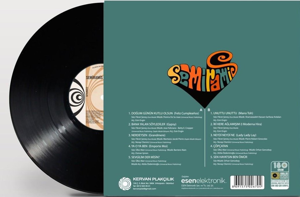 Semiramis Pekkan Plak | Semiramis |bana yalan söylediler(Türkce Pop Plak)Schallplatte|LP