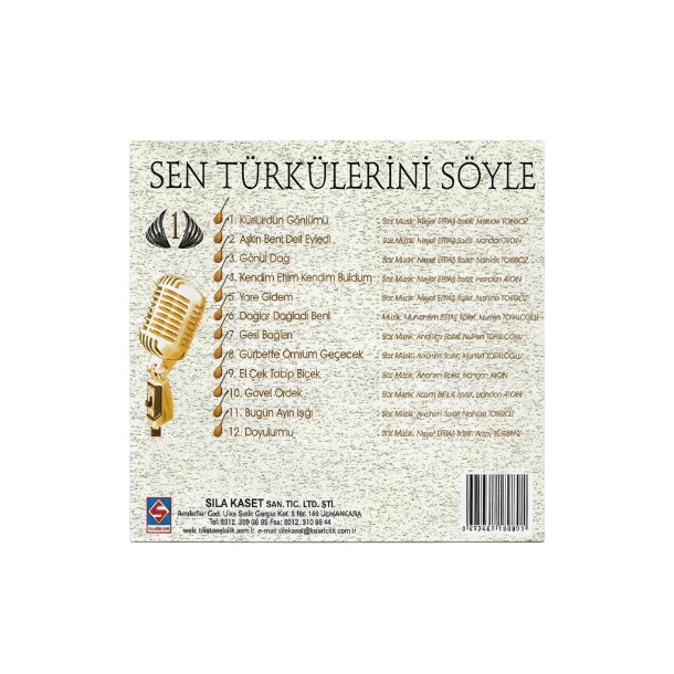 Sen Türkülerini Söyle CD-1-Türk Halk| Türk Halk Müziği| Müzik (CD) Türk Halk