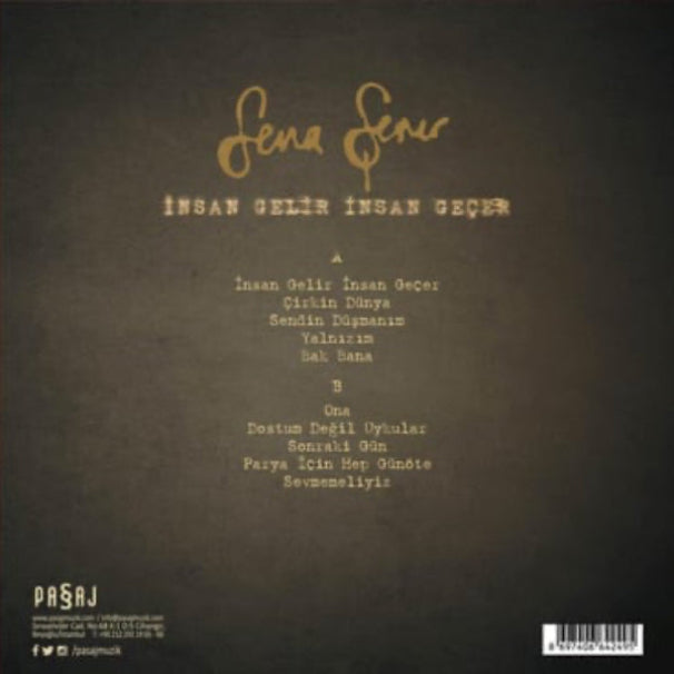 Sena Şener | İnsan Gelir İnsan Geçer(Türkçe Pop Plak)Schallplatte|LP