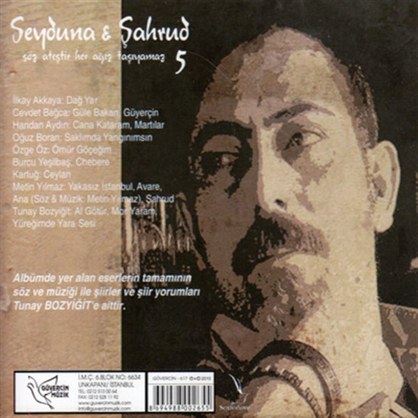 Seyduna -Şahrud -5 Söz Ateştir Her Ağız Taşıyamaz (CD) Türk Halk | CD