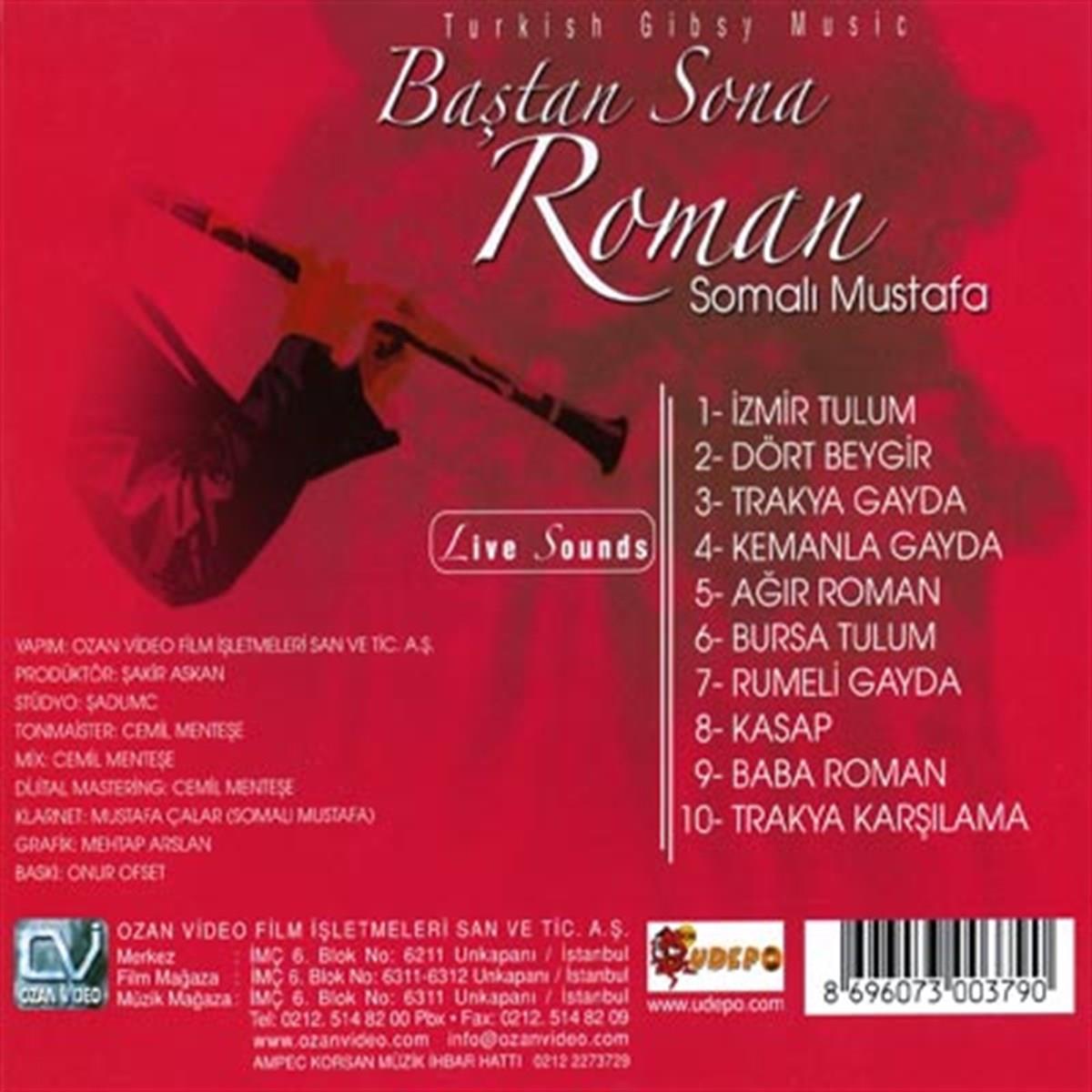 Somalı Mustafa - Baştan Sona Roman CD |Live Sounds- by Somali Mustafa| Roman Oyun Havalari