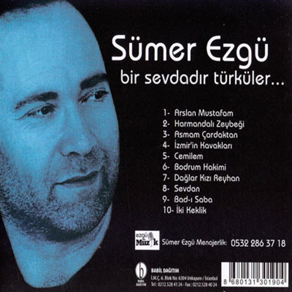 Sümer Ezgü - Bir Sevdadır Türküler ( CD )Türk | halk | müziği | CD | CD'ler