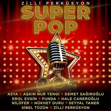 Süper Pop - Çeşitli Sanatçılar (Plak)Türkçe | Türkçe | Pop |kayıt| LP