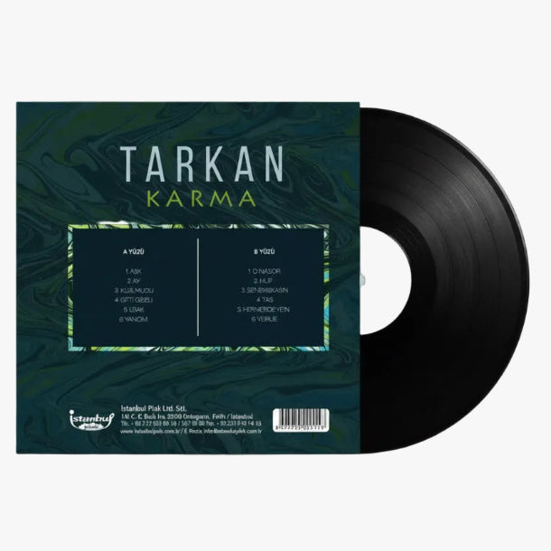 Tarkan Plak | Tarkan Karma Plak (Türkçe Plak | Pop Plak)Tarkan Schallplatte| Tarkan LP