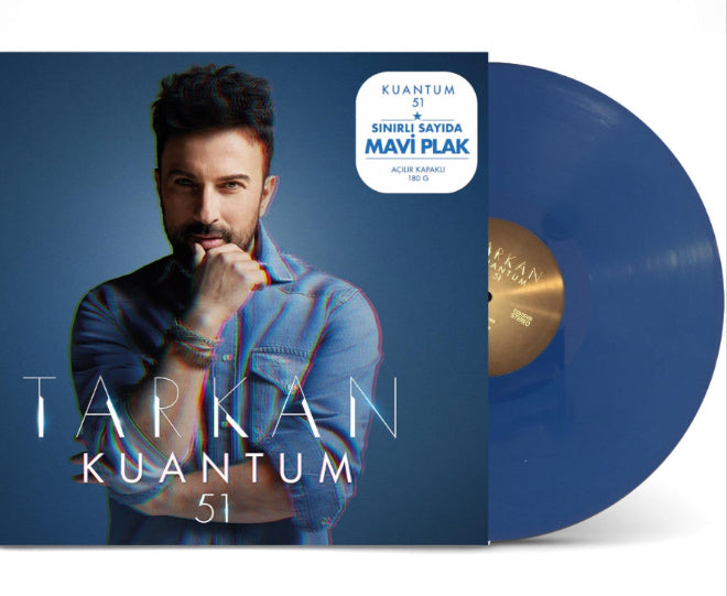 Tarkan Plak-TARKAN Kuantum 51 (Sınırlı Sayıda Mavi Plak)Türkce Pop Plak