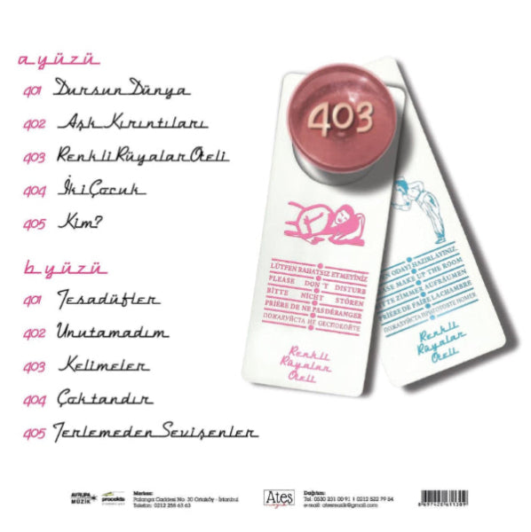 Teoman - Renkli Rüyalar Oteli (Plak) Türkçe | Kaynak | Plak | kayıt | LP