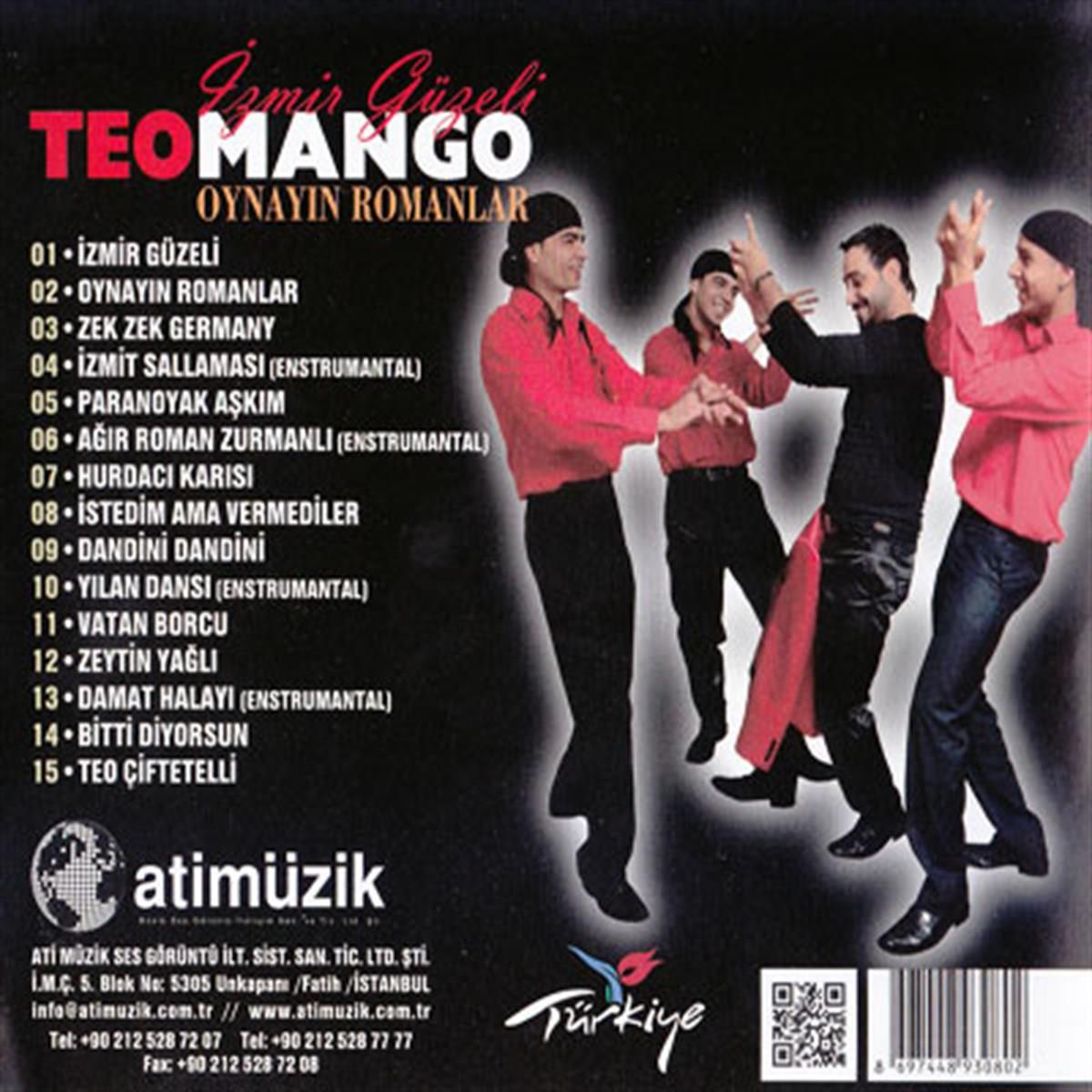 TEOMANGO - İzmir Güzeli |Oynayın Romanlar (CD)Izmir Roman Havaları | CD