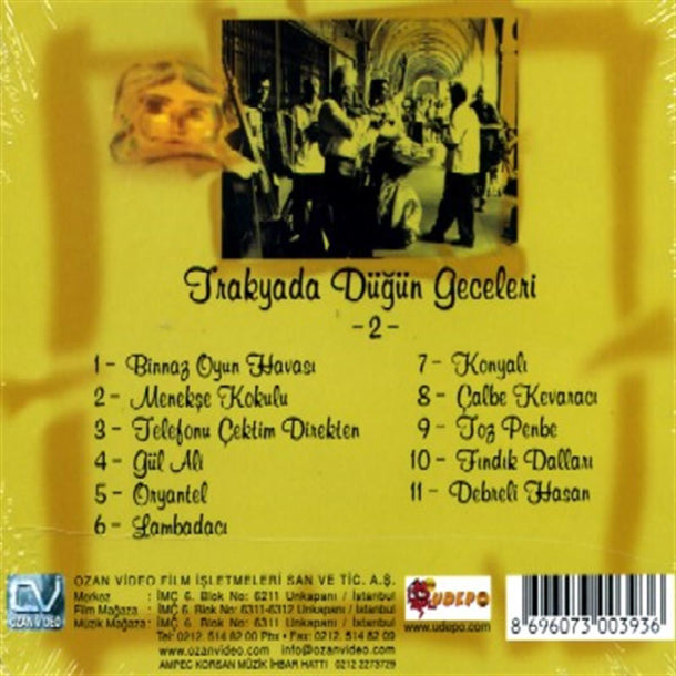 Trakyada Düğün Geceleri |2 (CD )Söz | Kına | Gecesi |Düğün | Müzikleri |CD
