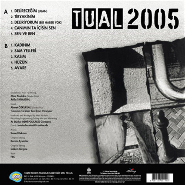 Tual Plaketi | 2005 ( Rock Plak ) Plak |kayıt | LP