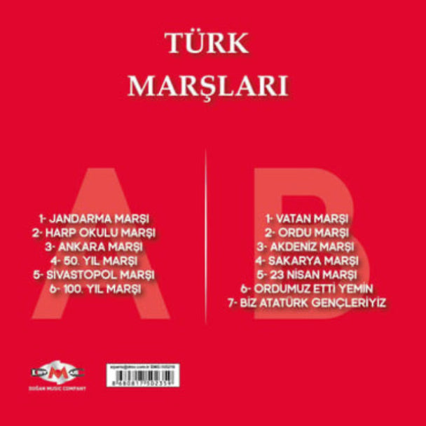 Türk Marşları Plak | Harp Okulu Marşı (Marşlar Plak) Schallplatte | LP