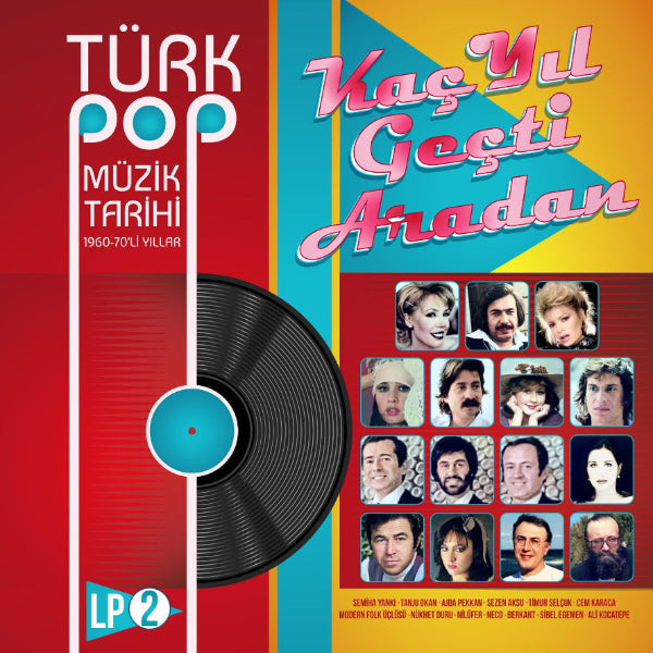 Türk Pop Müzik Tarihi 1960-70'lı Yıllar Plak | Kaç Yıl Geçti Aradan Plak |Schallplatte | LP
