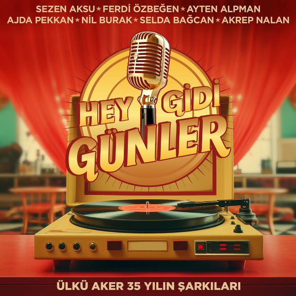 Ülkü Aker - 35 Yılın Şarkıları (Plak) Hey Gidi Günler Plak |Hey Gidi Günler Plak | Ülkü Aker Plak | 35 Yılın Şarkıları Plak | Schallplatte